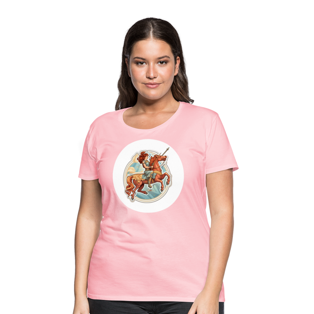 Women’s Symbol Sagittarius Premium T-Shirt - pink