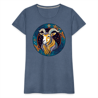 Thumbnail for Women’s Mythical Capricorn Premium T-Shirt - heather blue