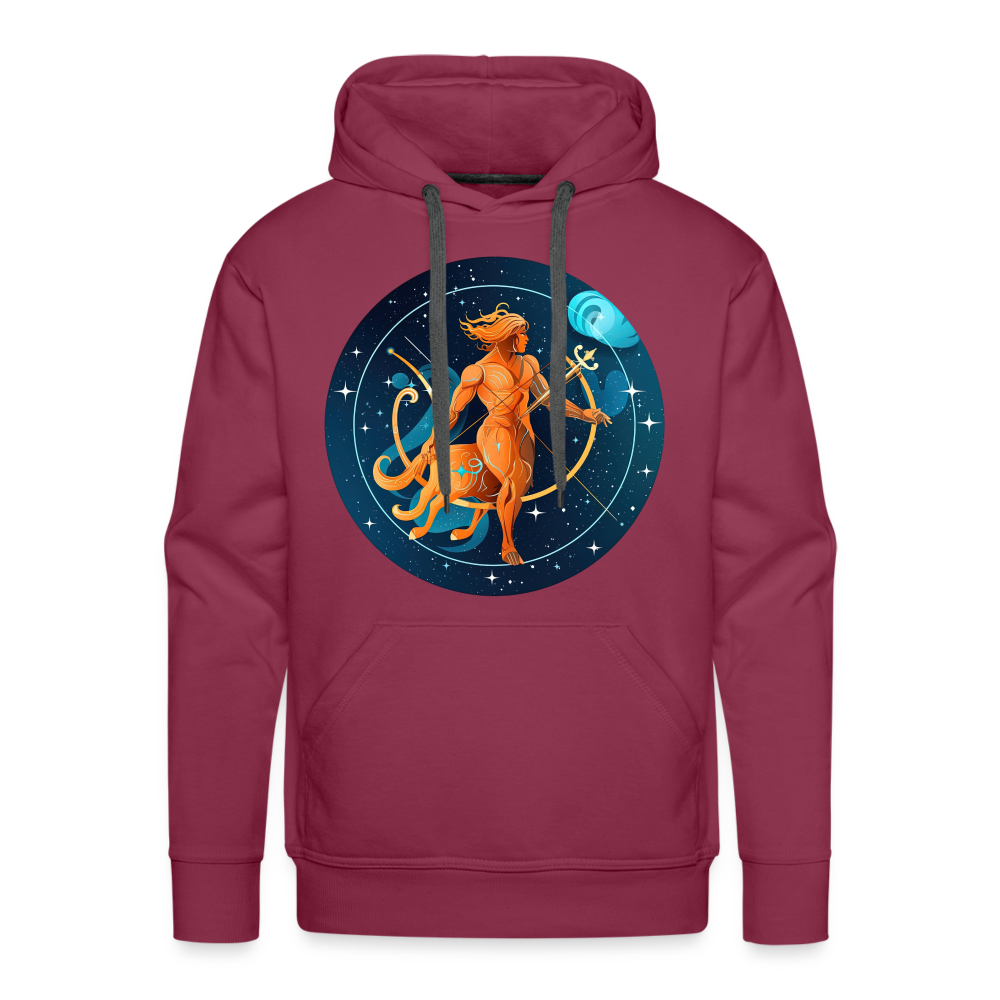 Men’s Mythical Sagittarius Premium Hoodie - burgundy