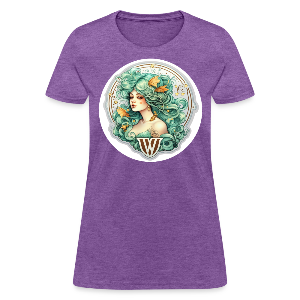 Women's Symbol Virgo T-Shirt - purple heather