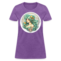 Thumbnail for Women's Symbol Virgo T-Shirt - purple heather