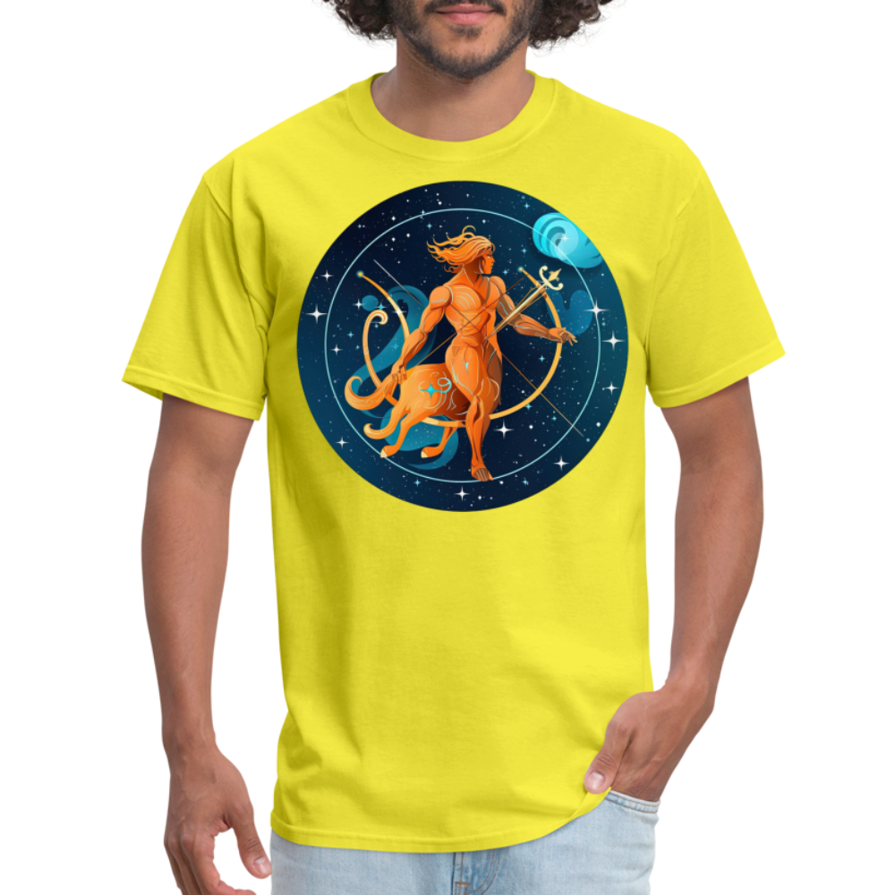 Men's Mythical Sagittarius Classic T-Shirt - yellow