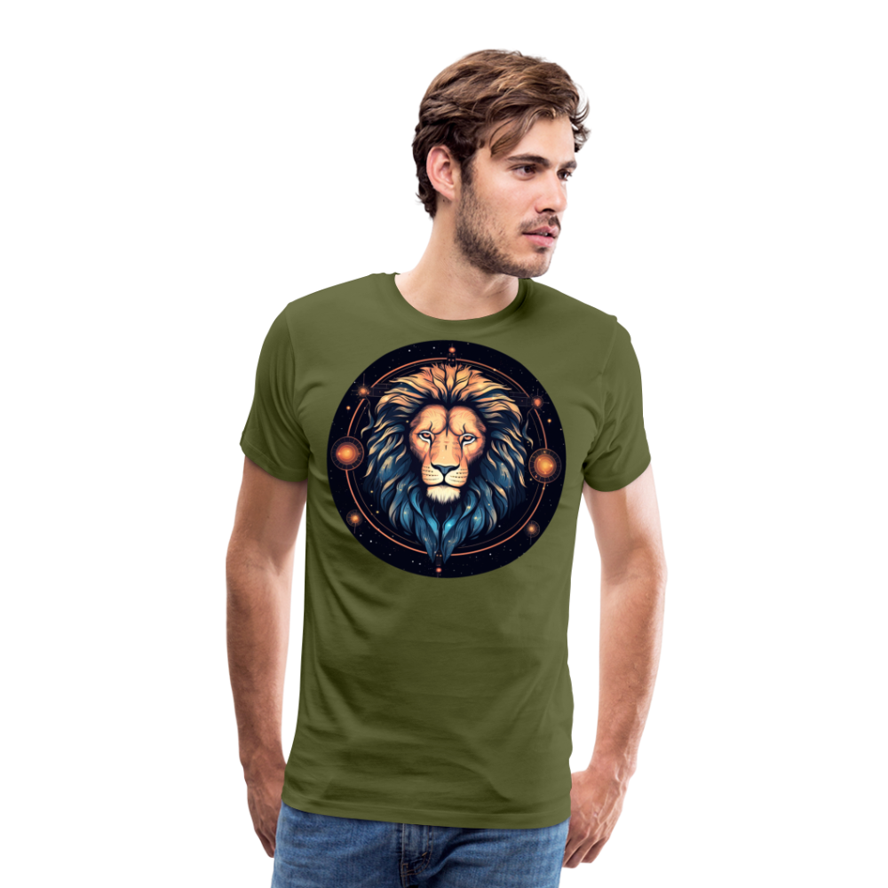 Men's Magic Leo Premium T-Shirt - olive green