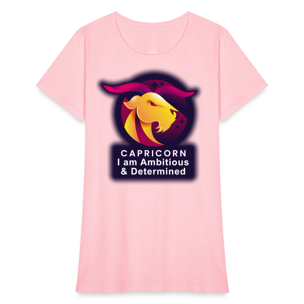 Women's Glow Capricorn T-Shirt - pink