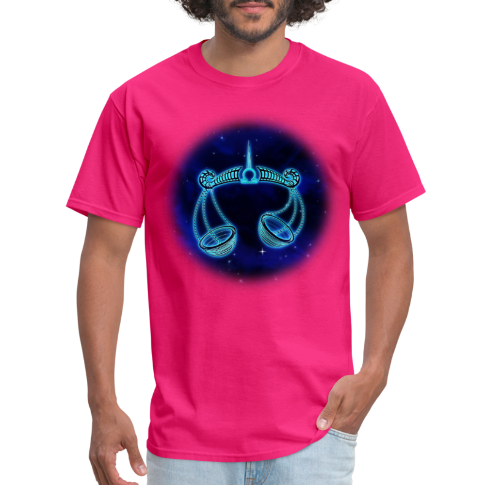 Men's Stellar Libra Classic T-Shirt - fuchsia