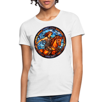 Thumbnail for Women's Mosaic Sagittarius T-Shirt - white