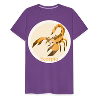 Thumbnail for Men's Mosaic Scorpio Premium T-Shirt - purple