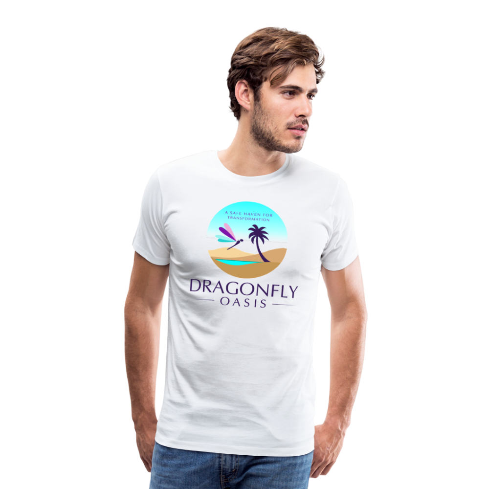 Men's Dragonfly Oasis V.1 Premium T-Shirt - white