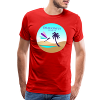 Thumbnail for Men's Dragonfly Oasis v.2 Premium T-Shirt - red