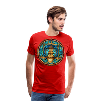 Thumbnail for Men's Mosaic Libra Premium T-Shirt - red