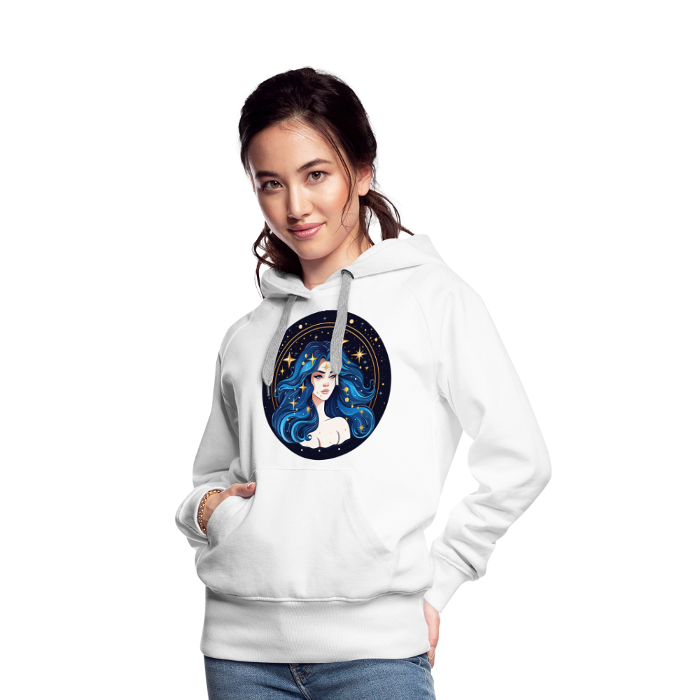 Women’s Magic Virgo Premium Hoodie - white