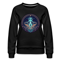 Thumbnail for Women’s Mystic Aquarius Premium Sweatshirt - black