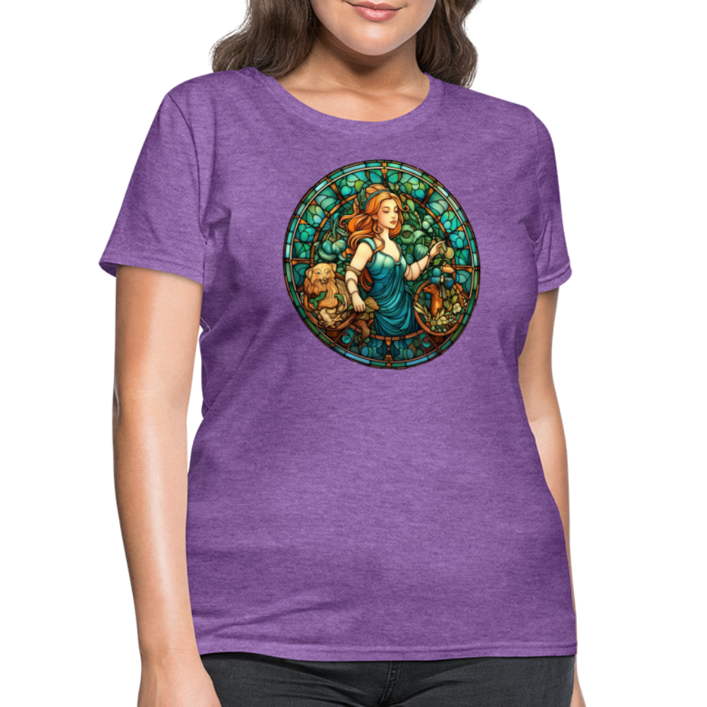 Women's Mosaic Virgo T-Shirt - purple heather