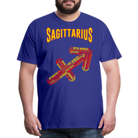 Thumbnail for Men's Power Words Sagittarius Premium T-Shirt - royal blue