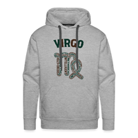 Thumbnail for Men's Power Words Virgo Premium Hoodie - heather grey