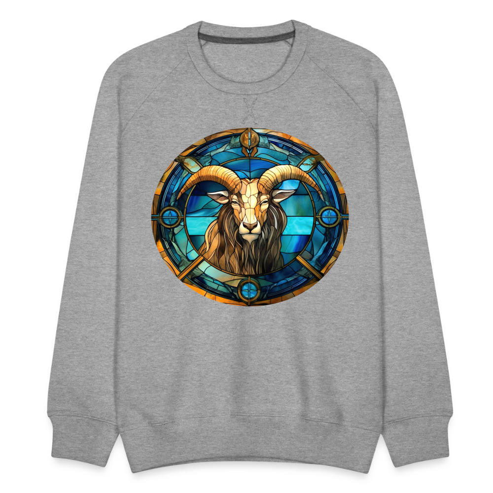 Men’s Mosaic Capricorn Premium Sweatshirt - heather grey