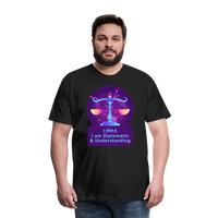 Thumbnail for Men's Neon Libra Premium T-Shirt - black