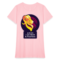 Thumbnail for Women's Glow Aries T-Shirt - pink