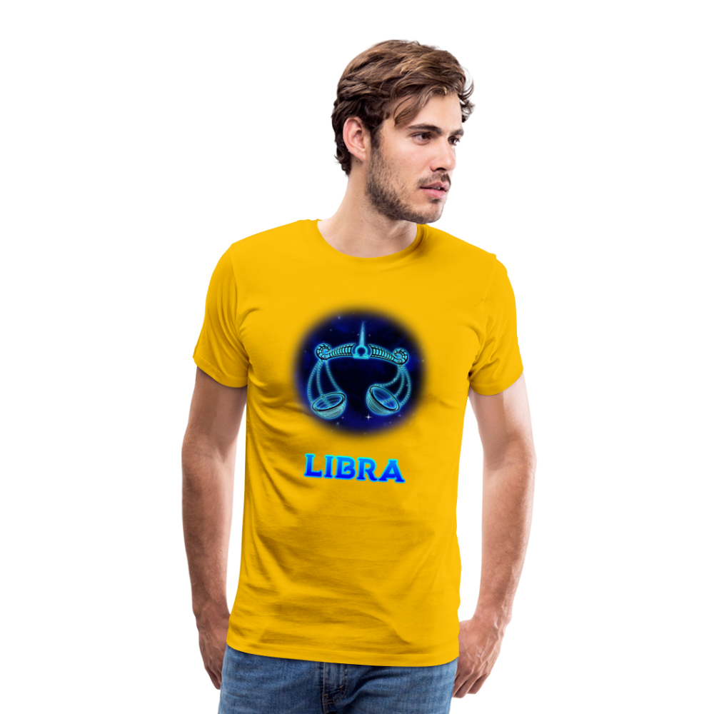 Men's Libra Premium T-Shirt - sun yellow