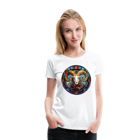 Thumbnail for Women’s Mosaic Aries Premium T-Shirt - white