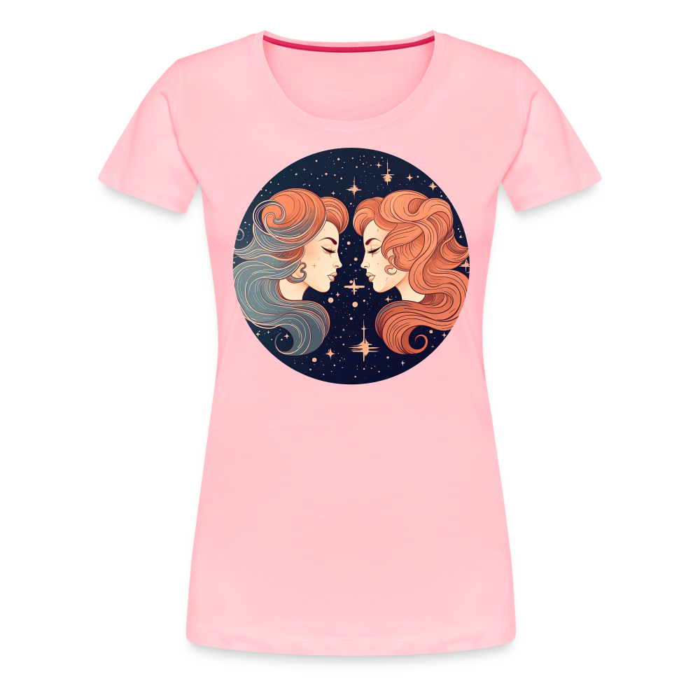 Women’s Mystic Gemini Premium T-Shirt - pink