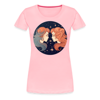 Thumbnail for Women’s Mystic Gemini Premium T-Shirt - pink