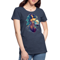 Thumbnail for Women’s Mythical Aquarius Premium T-Shirt - heather blue