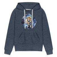 Thumbnail for Women’s Mythical Leo Premium Hoodie - heather denim