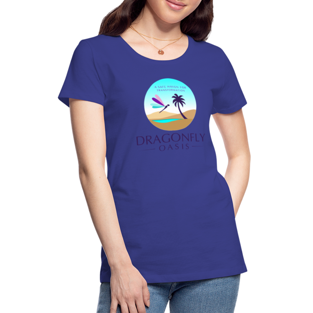 Women's Dragonfly Oasis V.1 Premium T-Shirt - royal blue