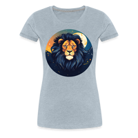 Thumbnail for Women's Mystic Leo Premium T-Shirt - heather ice blue