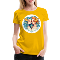 Thumbnail for Women’s Symbol Gemini Premium T-Shirt - sun yellow