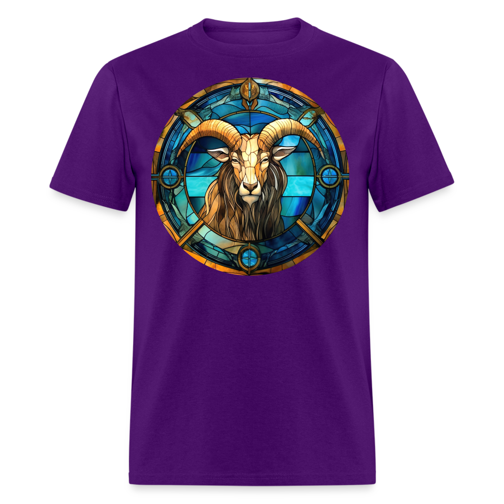 Men's Mosaic Capricorn Classic T-Shirt - purple