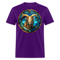 Thumbnail for Men's Mosaic Capricorn Classic T-Shirt - purple