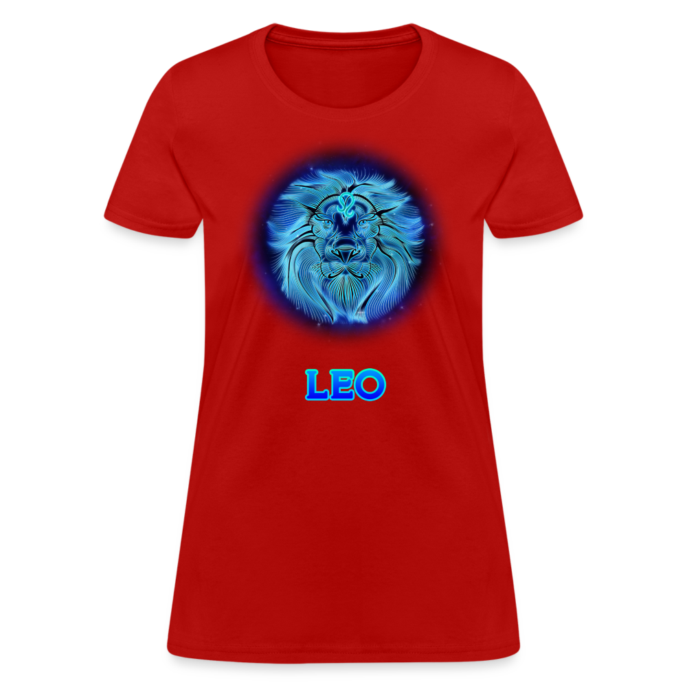 Women's Stellar Leo T-Shirt - red