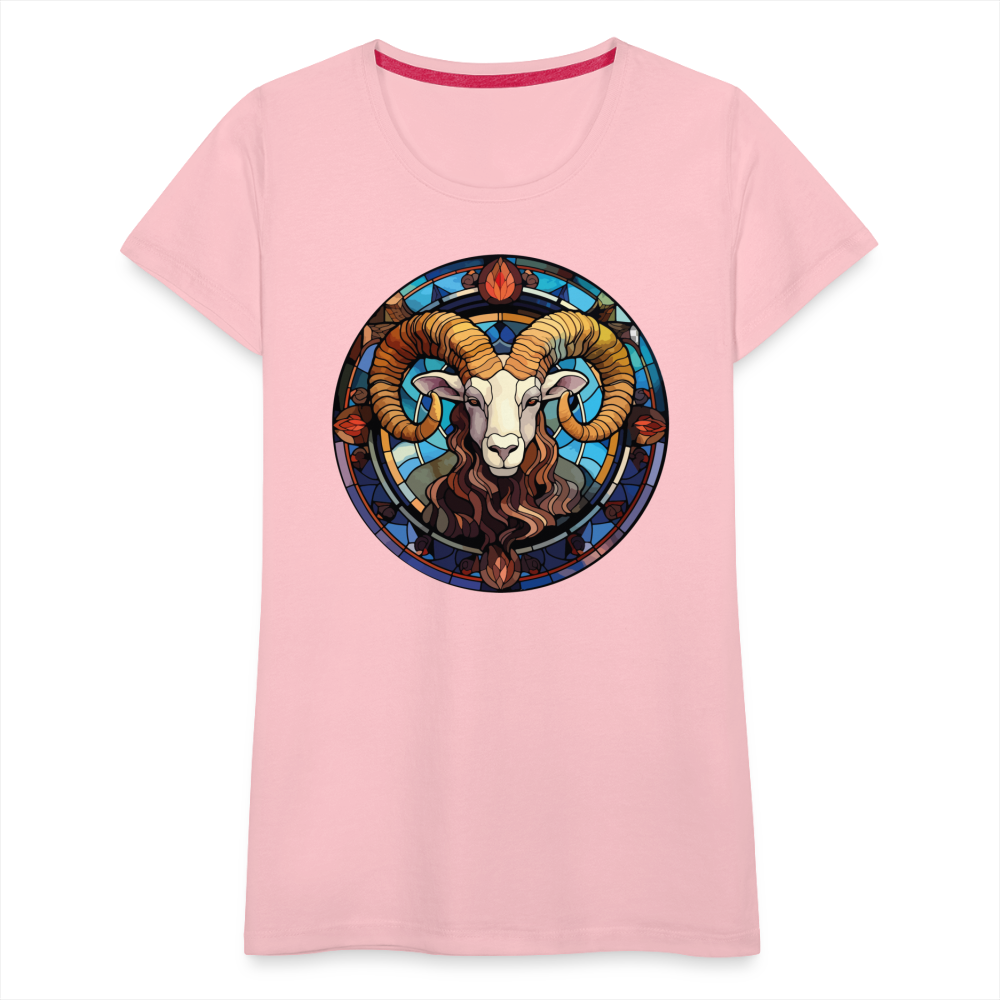 Women’s Mosaic Aries Premium T-Shirt - pink