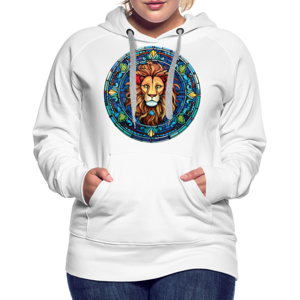 Women’s Mosaic Leo Premium Hoodie - white