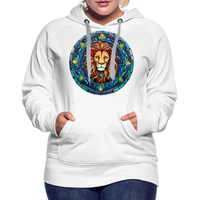 Thumbnail for Women’s Mosaic Leo Premium Hoodie - white