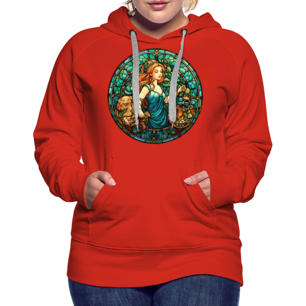 Women’s Mosaic Virgo Premium Hoodie - red