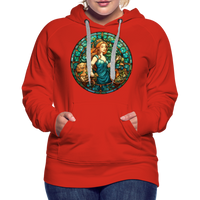 Thumbnail for Women’s Mosaic Virgo Premium Hoodie - red