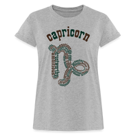 Thumbnail for Women's Power Words Capricorn Relaxed Fit T-Shirt - heather gray