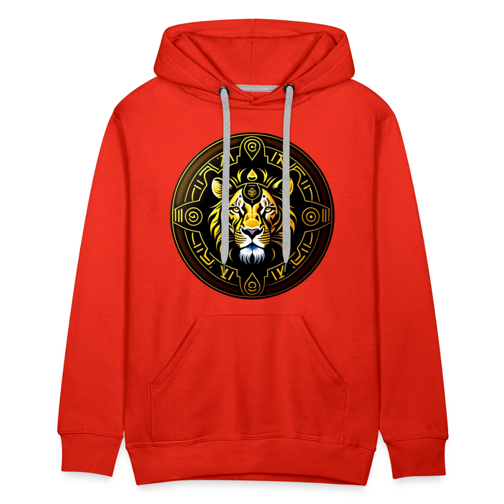 Men’s Mythical Leo Premium Hoodie - red