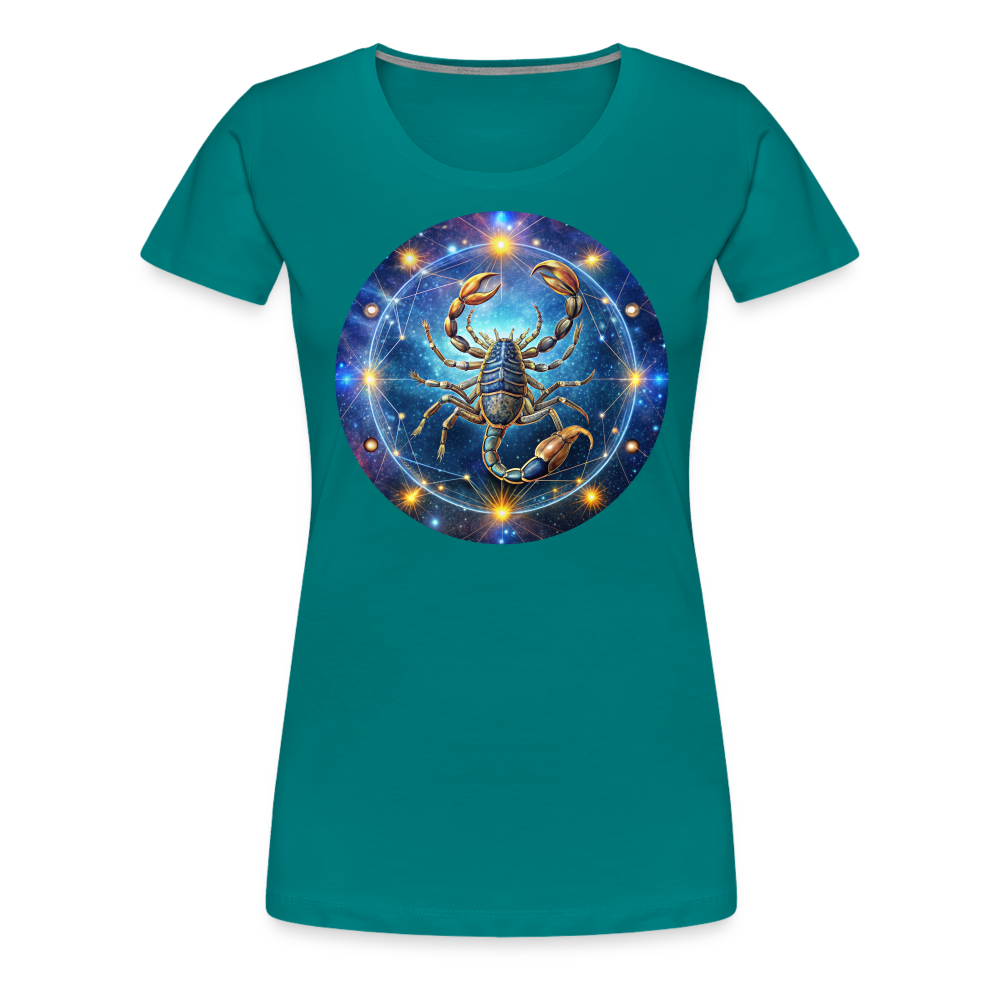 Women’s Symbol Scorpio Premium T-Shirt - teal