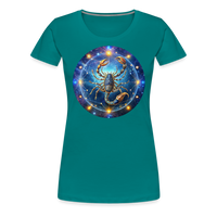 Thumbnail for Women’s Symbol Scorpio Premium T-Shirt - teal