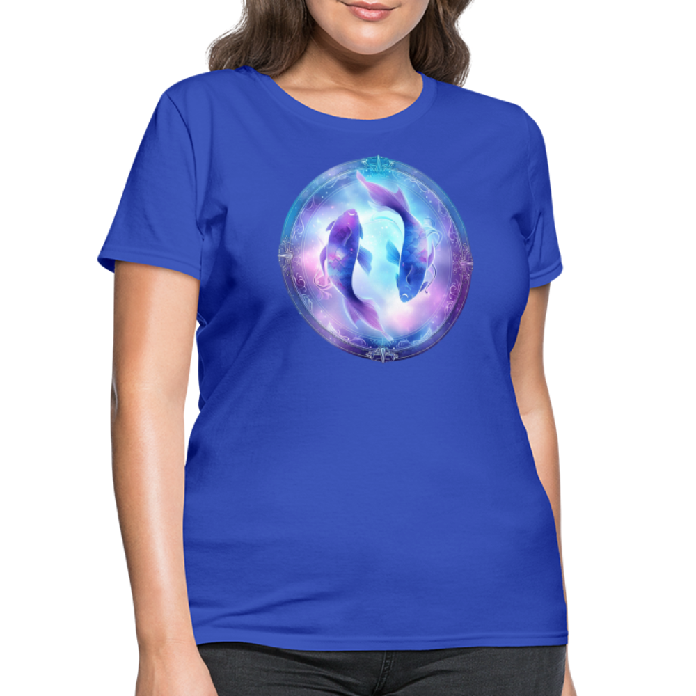 Women's Classic Pisces T-Shirt - royal blue