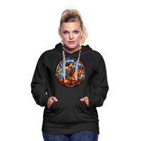 Thumbnail for Women’s Mosaic Sagittarius Premium Hoodie - black