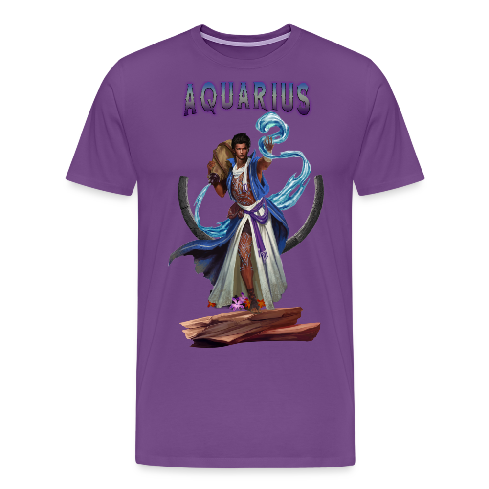 Men's Astral Aquarius Premium T-Shirt - purple