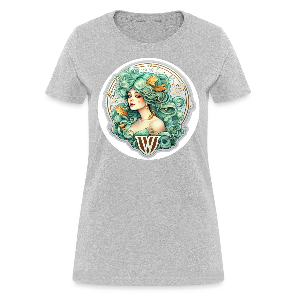 Women's Symbol Virgo T-Shirt - heather gray