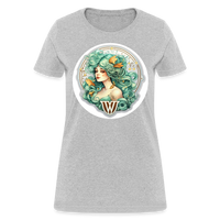 Thumbnail for Women's Symbol Virgo T-Shirt - heather gray