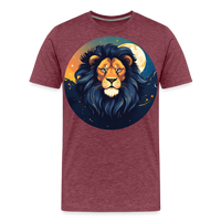 Thumbnail for Men's Mystic Leo Premium T-Shirt - heather burgundy