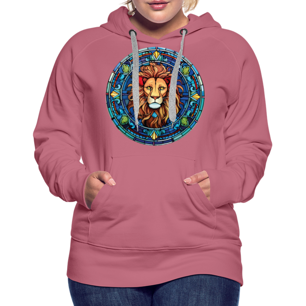 Women’s Mosaic Leo Premium Hoodie - mauve